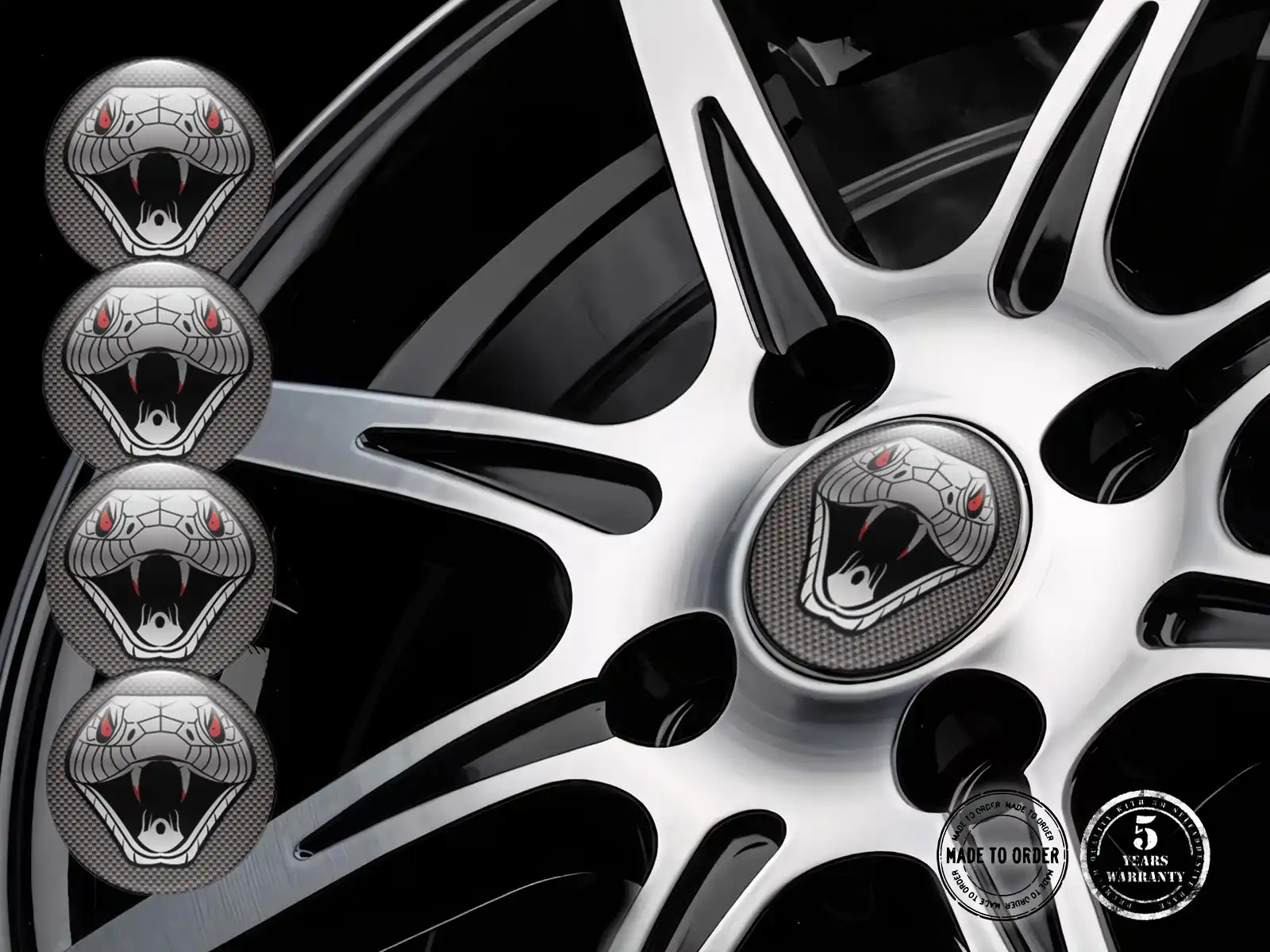 Resin Stickers Limited Sleek Dome Car Labels